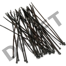 Монтажное оборудование Hyperline GT-150IBC Стяжка нейлоновая неоткрывающаяся, безгалогенная (halogen free), 150x3.6мм, черная (100 шт)