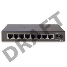Коммутатор PLANET 8-Port 10/100/1000Mbps Gigabit Ethernet Switch (External Power) - Metal Case