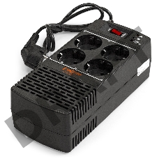 Стабилизатор ExeGate Power AD5000-1000 (1000VA/500W, диапазон 150...280В, 4 евророзетки)