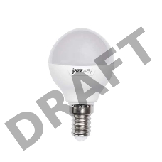Лампа светодиодная PLED-SP-G45 7Вт шар 3000К тепл. бел. E14 540лм 230В JazzWay 1027856-2