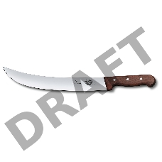Нож кухонный Victorinox Cimeter (5.7300.31) стальной разделочный для стейка лезв.310мм прямая заточка бордовый