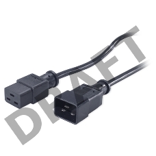 Аксессуар к источникам бесперебойного питания APC PWR CORD, 16A, 100-230V, 0,6 m, C19 TO C20