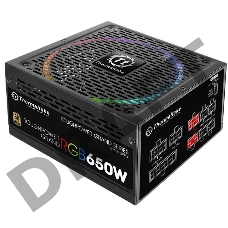 Блок питания Thermaltake Toughpower Grand 650 PS-TPG-0650FPCGEU-S /Fully Modular 650W/ATX 2.4 & EPS 2.92/A-PFC/14cm RGB Fan/EU/80Plus, RTL