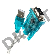 Кабель AM/Com port 9pin 1.2м VCOM адаптер USB -> RS232, DE9P (добавляет в систему новый COM порт), VUS7050