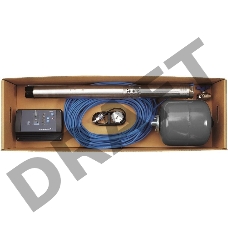 Насос садовый скважинный Grundfos SQE 2-85 1650Вт (в компл.:Блок автоматики) (96524506)