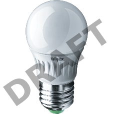 Лампа светодиодная 94 479 NLL-P-G45-5-230-4K-E27 5Вт шар 4000К белый E27 370лм 220-240В Navigator 94479