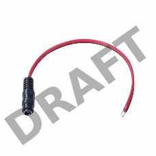 Разъем питания гнездо 2.1х5.5 с проводом 20 см REXANT