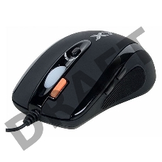 Мышь A4Tech X(7)-710BK (черный) USB, 2000dpi, встр. память 16Кб, 1000ГЦ, 7 кнопок.