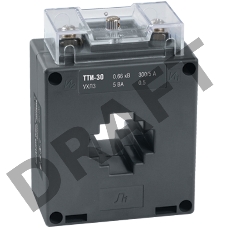 Трансформатор тока ТТИ-30 300/5А кл. точн. 0.5S 5В.А ИЭК ITT20-3-05-0300