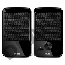 Колонки SVEN 312, черный {2.0, 100 – 20 000 Гц, 4Вт}
