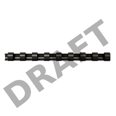 Пружины для переплета пластиковые Fellowes FS-53473 16мм черная, 100 шт.