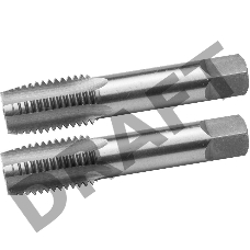 Комплект метчиков ЗУБР М16x1.5мм, сталь 9ХС, ручные, 4-28006-16-1.5-H2