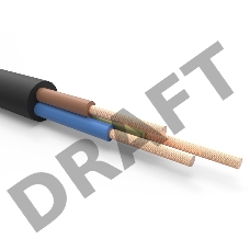 Кабель силовой гибкий КГтп-ХЛ 3х2,5 мм², длина  5 метров, ГОСТ  REXANT