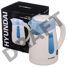 Чайник электрический Hyundai HYK-P2030 1.7л. 2200Вт кремовый (корпус: пластик)