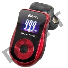 Автомобильный FM-модулятор Ritmix FMT-A720 красный SD USB PDU