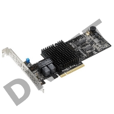 Контроллер Контроллер PIKE II 3108-8I/16PD/2G, 8-port SAS-3, 12 Gbit/s, RAID 0, 1, 10, 5, 6, 50, 60 (LSI SA3108), Cache 2 GB, Max. 16 Devices