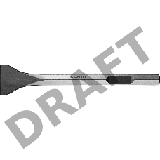 Зубило KRAFTOOL 29341-75-400  alligator hex 28 лопаточное 75 х 400мм