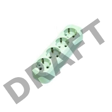 MAKEL MGP151 Колодка удлинителя 4 гнезда с заземлением