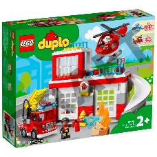Конструктор Lego Duplo Town Fire Station & Helicopter пластик (10970)