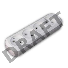 MAKEL MGP141 Колодка удлинителя 4 гнезда без заземления