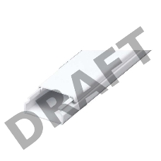 Кабель-канал 80х40 L2000 пластик с двойным замком УралПак КК-19080040-024