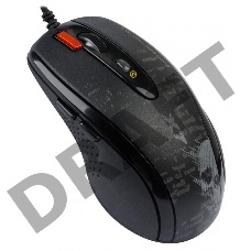 Мышь A4Tech F5(-1) (Black) V-track, 400-3000dpi 5 mod, 7 кн, 160kb memory, 30G/sec, 125-1000hz USB, key 3ms