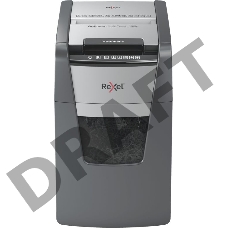 Шредер Rexel Optimum AutoFeed 150M черный с автоподачей (секр.P-5)/фрагменты/150лист./44лтр./скрепки/скобы/пл.карты