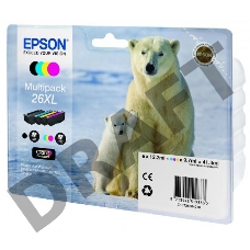 Картридж струйный Epson C13T26364010 черный/голубой/желтый/пурпурный набор карт. для Epson XP-600/605/700/710/800