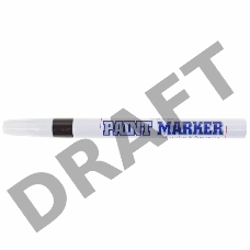 Маркер-краска MunHwa «Slim» 2 мм, черная, нитрооснова