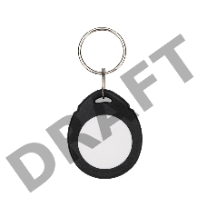 Электронный ключ-заготовка (брелок) 125 kHz перезаписываемый формат Em-Marin. Индивидуальная упаковка 1 шт.