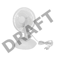 Вентилятор настольный DX-614 15 Вт, 220V, белый DUX