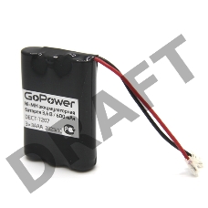 Аккумулятор для радиотелефонов GoPower T207 PC1 NI-MH 600mAh (1/15/300)