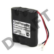 Аккумулятор для радиотелефонов GoPower T236 PC1 NI-MH 1300mAh (1/15/180)