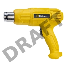 Фен технический Kolner KHG 1800 (10шт) 1800Вт, произв-ть 300/500 л/мин, рабочая температура 300/500