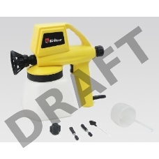 Краскопульт KOLNER KSG 80 (80Вт, 300мл/мин, емкость 1000мл. длина шнура 2м, вес 1,54кг. регулировка подачи жидкости, легкое снятие/установка емкости)    