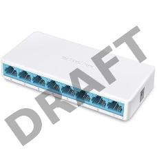 Коммутатор Mercusys MS108, 8 портов Ethernet 100 Мбит/с