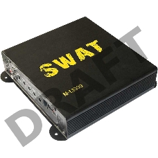 Усилитель автомобильный Swat M-1.1000 одноканальный