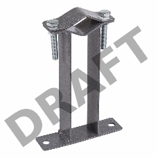 Кронштейн для мачт REXANT плоский П-образный, 20 см