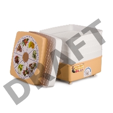 Сушилка для овощей и фруктов Ротор Дива Люкс СШ-010 5под. 520Вт белый