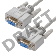 Кабель Greenconnect COM RS-232 порта соединительный 20 m, 9F / 9F Premium, серый, GCR-50649