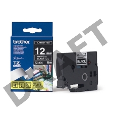 Наклейка ламинированная Brother TZe-335 (12 мм бел/черн, аналог TZ-335)