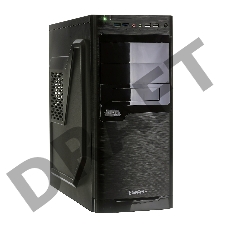 Корпус Miditower Exegate XP-330U Black, ATX, <XP500, Black,120mm>, 2*USB+2*USB3.0, Audio