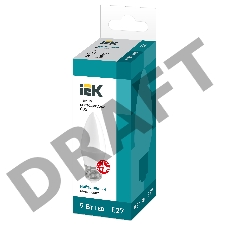 Лампа светодиодная LED 9Вт 230В 4000К E27 свеча | LLE-C35-9-230-40-E27 | IEK