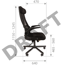 Офисное кресло Chairman 575 Россия TW черный