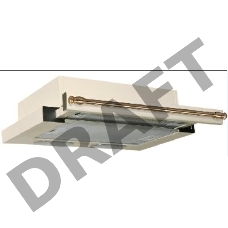 Вытяжка встраиваемая Elikor Интегра 60П-400-В2Л топленое молоко/рейлинг бронза