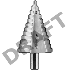 Сверло по металлу ЗУБР 29670-6-52 профи ступ., трехгран. хв., L- 100 мм, 13мм