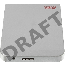 Внешний корпус для HDD AgeStar 3UB2O1 SATA II алюминий серебристый 2.5