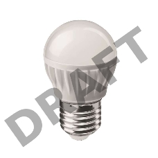 Лампа светодиодная 71 645 OLL-G45-6-230-2.7K-E27 6Вт шар 2700К тепл. бел. E27 450лм 176-264В ОНЛАЙТ 71645