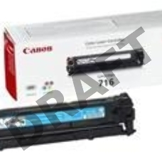 Тонер-картридж Canon Cartridge 716C (1979B002) голубой, 1500 стр., для LBP5050/5050N