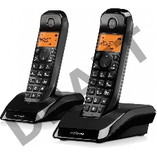 Р/Телефон Dect Motorola S1202 черный